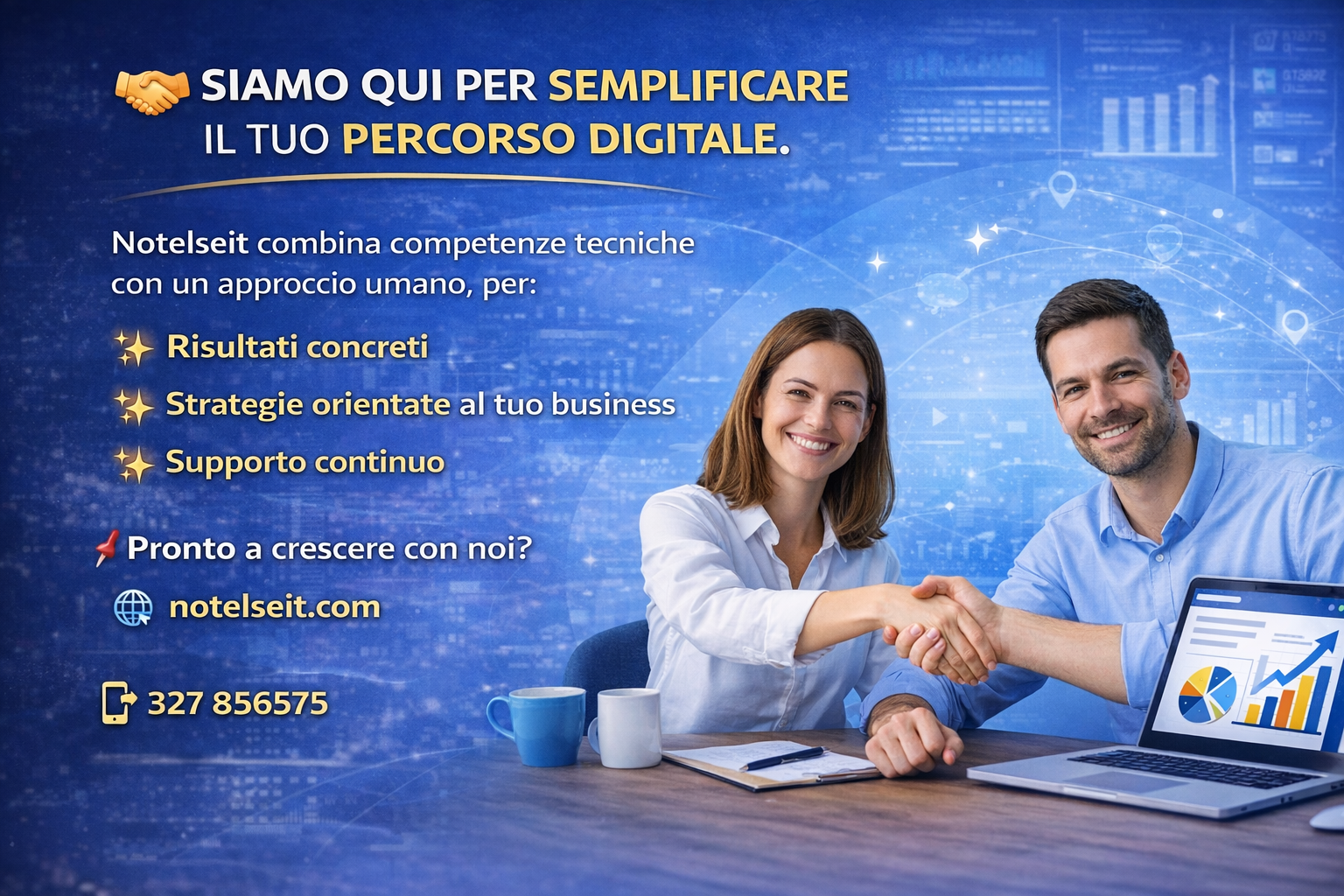 Siamo qui per semplificare il tuo percorso digitale.